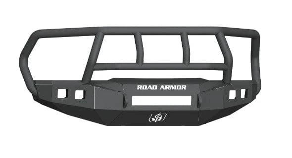Road Armor Stealth 4151F2B-NW 2015-2018 Ram Rebel 1500 Non-Winch Front Bumper with Titan II Guard and Square Light Cutouts